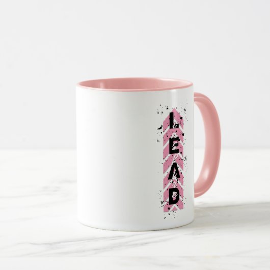 Roze vrouwen van de Mok van Asphalt Virginia Coffe (Voorkant rechts)