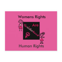 Roze vrouwenrechten zijn politieke mensenrechten