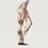 Roze vuilnisbakken Roos drijven over de Leggings v (Rechts)