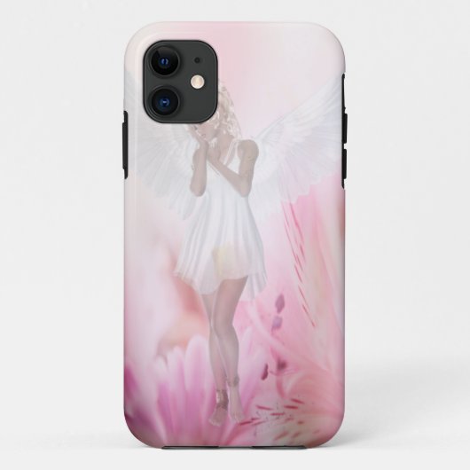 Roze vulgel Case-Mate iPhone case (Achterkant)