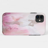 Roze vulgel Case-Mate iPhone case (Achterkant (horizontaal))