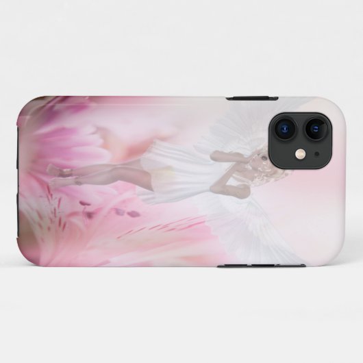 Roze vulgel Case-Mate iPhone case (Achterkant (horizontaal))