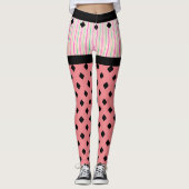 Roze vun Trendy Shorts Kijk Leggings (Voorkant)