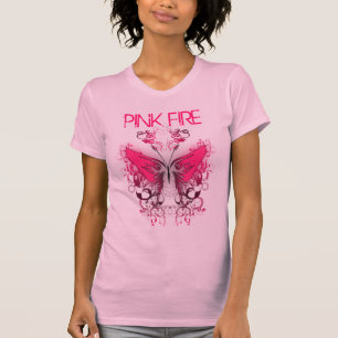 Roze vuur t-shirt