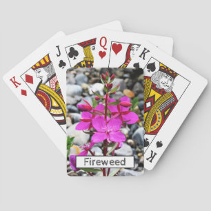  Roze Vuurbloem in Canada Pokerkaarten