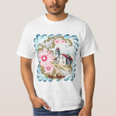 Roze vuurtoren van Daisy T-shirt (Voorkant)
