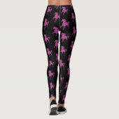 Roze vuurunicorn-Leggings Leggings (Achterkant)
