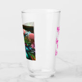 Roze vuurvaste bekrachtigingen 20oz Drink glas (Links)