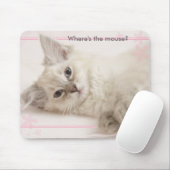 Roze waar is de muis? muismat (Met muis)