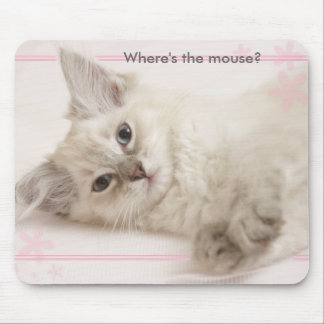 Roze waar is de muis? muismat