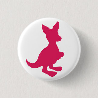 Roze Wallaby Button