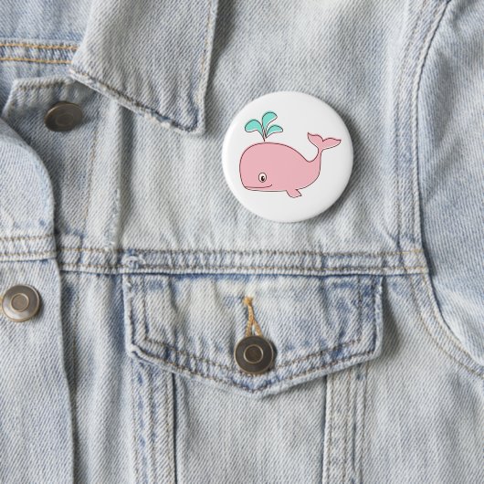 Roze walvis Button (In situ)