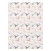  roze walvis dolfijn goud glitter baby meisje tafelkleed (Voorkant)