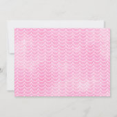 Roze Walvis Foto Oneder het Zee 1e Verjaardag Kaart (Achterkant)