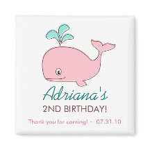 Roze walvis magneet partij gunsten