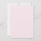 Roze Walvis Onder De Zee 1e Verjaardag Kaart (Achterkant)