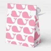 Roze Walvis Thema Baby shower Favor Boxes Bedankdoosjes (Achterkant)