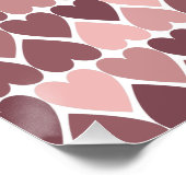 Roze walvisliefde poster (Hoek)