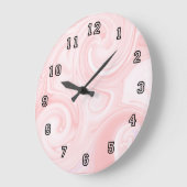 Roze wandklok (Hoek)