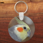 Roze Wangen Sleutelhanger (Voorkant)