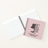  Roze WANNEER DE ROOTS DIEP PRAKTIJK ZIJN Notitieboek (Binnen)