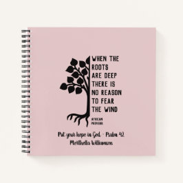  Roze WANNEER DE ROOTS DIEP PRAKTIJK ZIJN Notitieboek