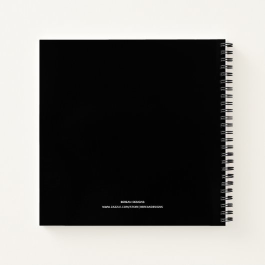  Roze WANNEER DE ROOTS DIEP PRAKTIJK ZIJN Notitieboek (Achterkant)