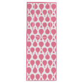 Roze warmluchtballonnen wijn cadeautas (Voorkant)