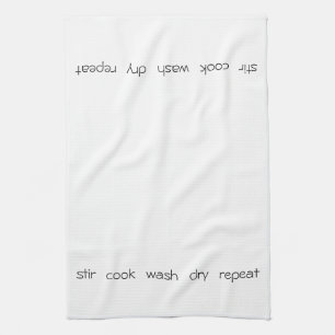 Roze wasdroog Herhaal Tea Kitchen Towel Theedoek