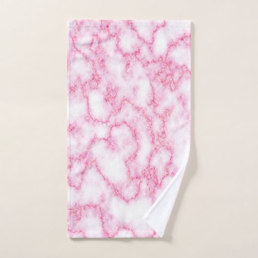 Roze washanddoekset bad handdoek (Handdoek)