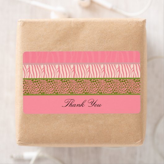 Roze waslabel etiket (Insitu)