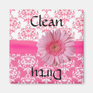 roze wasmachine voor dishwasmachine Magnet