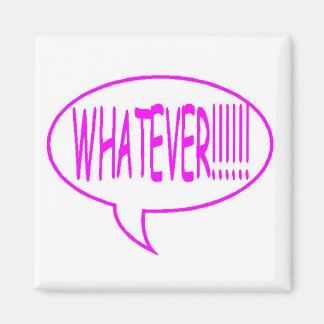 Roze wat er ook in de spraakbelbel zit magneet