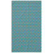 Roze water Lilies Bleke blauwe libellen Blauwgroen Tafelkleed (Voorkant)