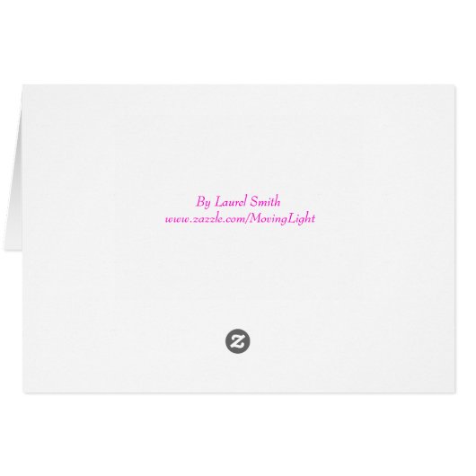 Roze Water Lily (Achterkant Horizontaal)