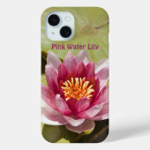 Roze Water Lily Case-Mate iPhone Case (Achterkant)