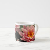 Roze Water Lily Espresso Kop (Voorkant rechts)