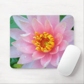 Roze Water Lily Mousepad Muismat (Met muis)