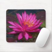 Roze Water Lily Muismat (Met muis)