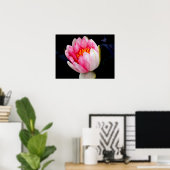 Roze Water Lily Poster (Thuiskantoor)