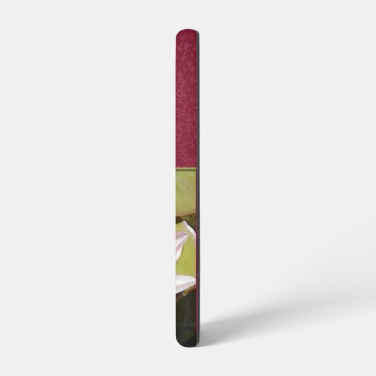 Roze Water Lily Samsung Galaxy Hoesje (Linkerkant)