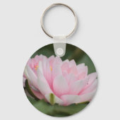 Roze Water Lily Sleutelhanger (Voorkant)