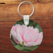 Roze Water Lily Sleutelhanger (Voorkant)