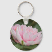 Roze Water Lily Sleutelhanger (Achterkant)