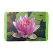 Roze water Lily Sluiten Bathmat Badmat (Voorkant)