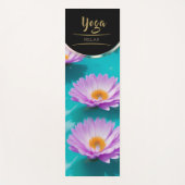 Roze Water Petals - Yoga Mat (Voorkant)