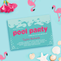 Roze Water Splashes - Kids Birthday Pool Party