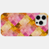 Roze watercolor geometrisch patroon Case-Mate iPhone case (Achterkant (horizontaal))