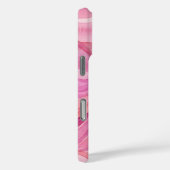 Roze Watercolor Golfjes Patroon Case-Mate iPhone Case (Achterkant / Rechts)