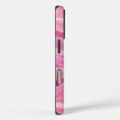 Roze Watercolor Golfjes Patroon Case-Mate iPhone Case (Achterkant / Rechts)
